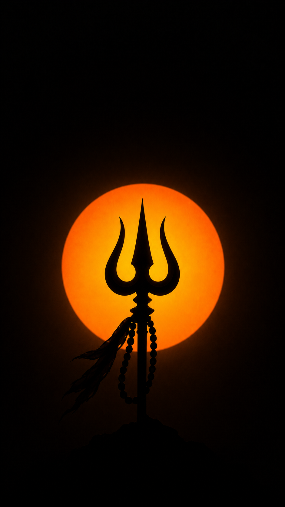 Trishul Solar Eclipse – HD Wallpaper