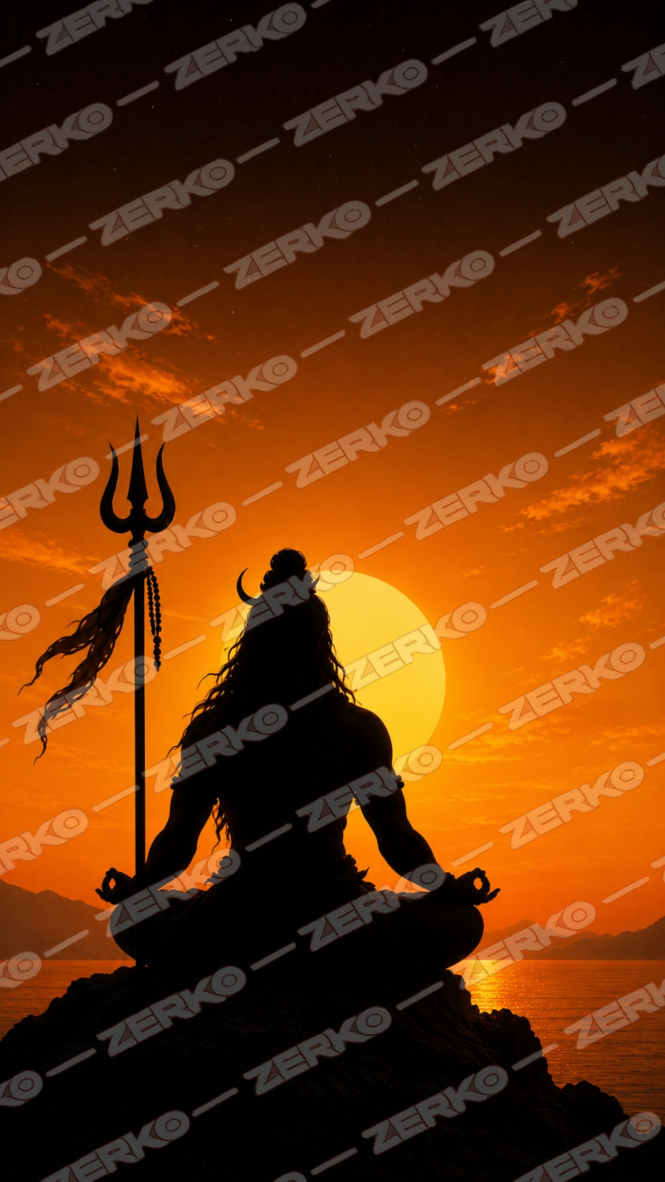 Himalayan Shiv Meditation – AMOLED Wallpaper