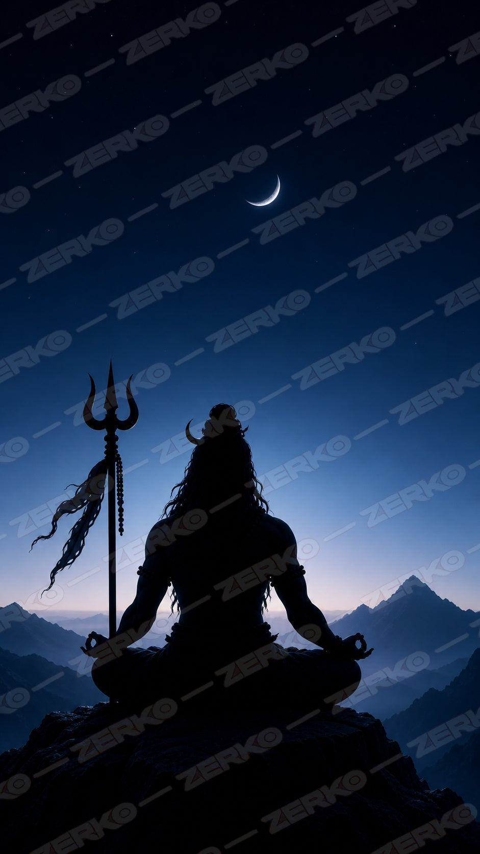 Himalayan Shiv Meditation – AMOLED Wallpaper