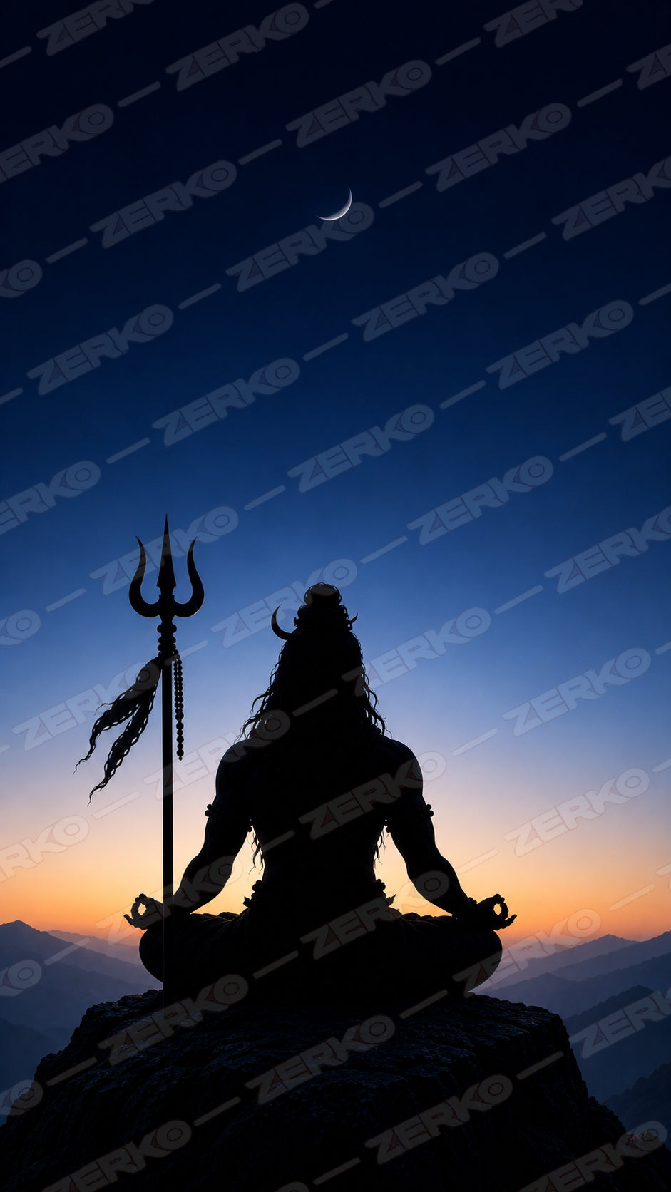 Twilight Mahadev Aura – AMOLED Wallpaper